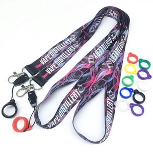 Cordon USB personnalisé en polyester tissé, dégradé de couleurs, multicolore, avec design de tige atomisatrice électronique, logo personnalisé - Product Image 4