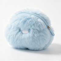 Kedi Wholesale Sac de rangement pour monnaie en peluche, 8 cm, couleur bonbon, mini sac à dos, porte-clés, pendentif, porte-monnaie simple et mignon