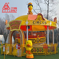 Manège Disco Tagada personnalisé avec éclairage LED, plateau tournant, attraction de parc d'attractions