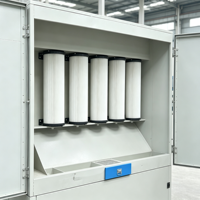Système de purification à filtre à cartouche pour la récupération de poudre de revêtement industriel, contrôlé par PLC, pour la peinture automobile