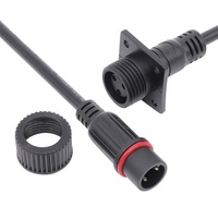 AOHUA Cable draht wasserdicht 3 pin panel typ stecker für control box