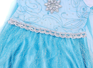 Anna Elsa <span class=keywords><strong>Reine</strong></span> <span class=keywords><strong>des</strong></span> <span class=keywords><strong>Neiges</strong></span> Danse Princesse <span class=keywords><strong>TV</strong></span> & Movie Costume Noël Halloween Cosplay Fête d'Anniversaire Déguisement Elsa Costumes - Product Image 3