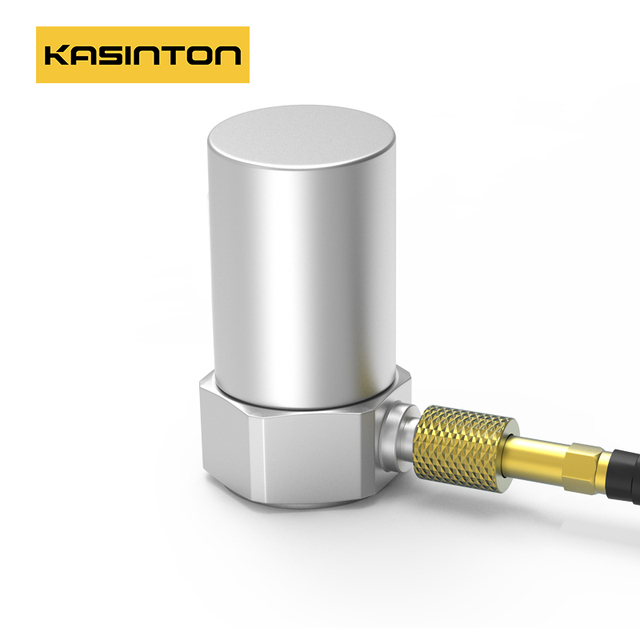 KASINTON High-Frequency Response Piezoelectric Accelerometer 1-12000Hz Range IEPE Type Vibration Sensor