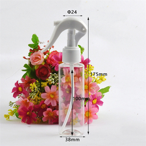 IBELONG 100Ml Hổ Phách Xanh Rõ Ràng Màu Xanh Lá Cây Đen Trắng Xi Lanh PET Nhựa Phun Chai Với <span class=keywords><strong>Mini</strong></span> Kích Hoạt Phun - Product Image 4