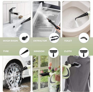 <span class=keywords><strong>Nettoyeur</strong></span> <span class=keywords><strong>Vapeur</strong></span> Portable Multi-Surfaces en Gros pour Usine, 13 Accessoires, Verrouillage de Sécurité, pour Nettoyage Sols, Tissus d'Ameublement et Joints - Product Image 2