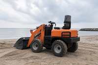 Pengiriman Gratis Mini Wheel Loader Backhoe & Front Loader dengan Mesin Listrik Pompa & Bantalan Efisiensi Tinggi Harga Murah