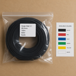 Tube thermorétractable monocouche de qualité ferroviaire, sans halogène, ignifuge, étanche, conduit 660V, gaine de câble 2:1 - Product Image 5