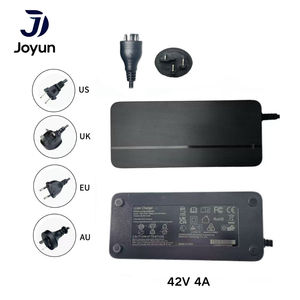 Caricabatterie per E-Bike 42V 4A per Batterie al Litio <span class=keywords><strong>Bosch</strong></span> <span class=keywords><strong>a</strong></span> 3 Pin, Ricarica Rapida, Spina EU, Protezione da Inversione di Polarità CE - Product Image 1
