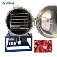 Machine de lyophilisation industrielle sous vide pour la transformation alimentaire, capacité de 100 kg à 200 kg par lot