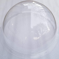 Grandes sphères en plastique, dômes de présentation en plexiglas, objets artisanaux en plastique