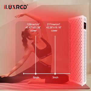 Panneau de luminothérapie infrarouge ILUXRED à écran tactile avec télécommande, panneau de lumière rouge pour usage domestique - Product Image 4