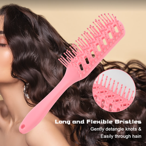 <span class=keywords><strong>Brosse</strong></span> à <span class=keywords><strong>cheveux</strong></span> ventilée pour séchage rapide, démêlage et antistatique, pour hommes et femmes, coiffage fin - Product Image 4