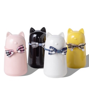 Urna de Cerâmica em Forma de Gato, Hermética e à Prova de Umidade, Recipiente para Cinzas de Animais de Estimação, Jarro Memorial para Gatos e Cães - Product Image 1