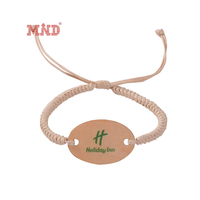 Bracelet RFID en bois personnalisable et ajustable pour hôtel-resort avec code QR et NFC