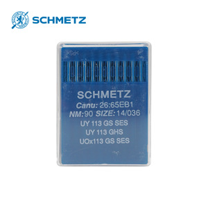 Aiguille à coudre SCHMETZ UY113GS 113GS pour machines à étirer les bandes élastiques, pièces de traitement de vêtements en acier fabriquées en Allemagne - Product Image 4