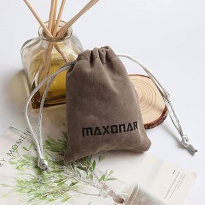 Custom Personalized Velvet Dust Packaging <b>Pouch</b> Soft Velvet Jewelry <b>Pouch</b> Small Eco Friendly <b>Drawstring</b> Jewelry Bag - Product Image 2