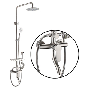 304 набор для душа из нержавеющей стали, керамический 4 функции - Product Image 1