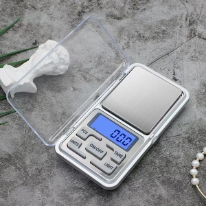 เครื่องชั่งน้ำหนักแบบพกพาขนาดเล็ก LCD เครื่องชั่งน้ำหนักดิจิตอล เครื่องชั่งน้ำหนักอิเล็กทรอนิกส์แบบพกพา เครื่องชั่งขนาดเล็ก ขนาดเล็ก - Product Image 5