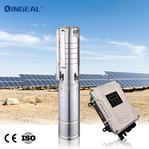 Bomba pompa Solare per il pozzo profondo 3 pollici di diametro di acqua sommergibile testa 30 meter dc bldc motore sommergibile profondo solare bene pompe - Product Image 1