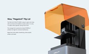 เครื่องพิมพ์เรซิ่น Piocreat HALOT-MAGE แกน Z แบบรางคู่ พร้อมเครื่องฟอกอากาศอัจฉริยะ หน้าจอ LCD ขนาด 10.3 นิ้ว ความละเอียด 8K ดีไซน์ประหยัดพื้นที่ ระบบอัตโนมัติ - Product Image 5