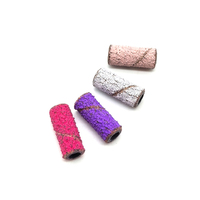Lucida Haute Qualité Vente Chaude 3.0mm Petits Ongles Outils De Polissage Bande De Ponçage Ongles Manucure Mini Bande De Ponçage Couleur Rose 50pcs