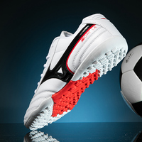 Chaussures de football d'extérieur multifonctionnelles HZY pour hommes, à lacets, antidérapantes, résistantes aux chocs, avec tige en PU et semelle extérieure en TPR - Collection Printemps-Été 2025