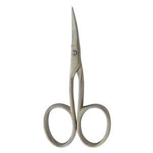 Ciseaux à ongles en acier inoxydable, lame droite, pointe acérée, manche rond, outil de soin des ongles durable pour adultes - Product Image 1