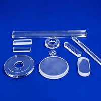 Composants en verre optique sur mesure, plaque de quartz transparente, disque, puce à microcanaux pour instruments optiques, utilisation en laboratoire