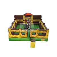 FUN BOUNCE - Jeu mécanique gonflable pour cavalier - Matériel PVC - Respectueux de l'environnement - Utilisation en extérieur