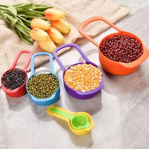Kitchen Baking 10pcs <b>Measuring</b> Tools All in One Colorful Plastic Mixing Bowls <b>Measuring</b> Cups - Product Image 3