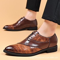 Herren Business Formelle Kunstleder-Schuhe Leichte Trendige Flache Oxford-Hochzeitsschuhe Bräutigam-Schuhe Anzugschuhe Büro