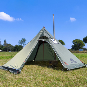 Soffitto alto inverno campeggio camino conico <span class=keywords><strong>struttura</strong></span> riparo piramide esterna tenda calda sul tetto - Product Image 5