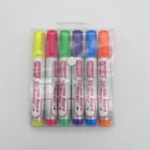 स्कूल/कार्यालय के लिए सर्वाधिक बिकने वाला 4 रंग ड्राई इरेज़ मार्कर पेन कस्टम लोगो व्हाइटबोर्ड पेन