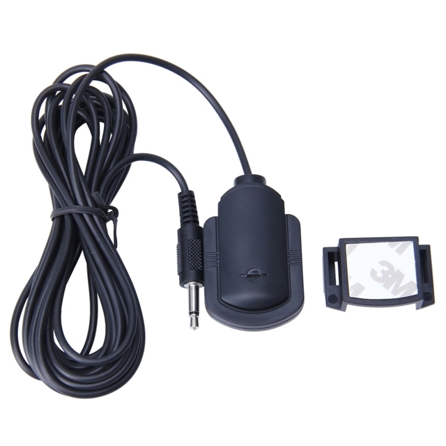 CAR AUDIO MINI COLLAR CLIP-ON BLACK 3.5MM JACK PLUG STEREO WIRELESS EXTERNAL STICKER MICROPHONE for CAR GPS AUTO DVD RADIO