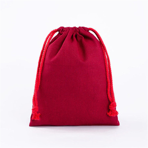 Custom Cotton Canvas <b>Drawstring</b> <b>Bag</b> Eco-friendly Reusable Shoe Dust String Promotional <b>Bags</b> with Custom Logo Print - Product Image 5