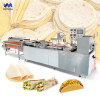 Ligne de production de tortillas de maïs entièrement automatique, machine à faire des wraps de tacos pour l'industrie
