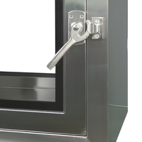 Boîte de passage pour salle blanche en acier inoxydable 304, boîte de passage de laboratoire