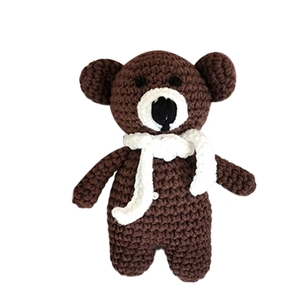 Adorables Peluches de Hipopótamo y Ciervo Tejidos a Crochet, Animales de Peluche Hechos a Mano, Regalo Festivo para la Pascua - Product Image 2