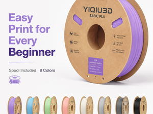 Filamento PLA Básico para Impresora 3D Yiqiu3D, 1.75mm con Bobina, 8 Colores: Lavanda, Amarillo Limón, Fácil de Imprimir para Bambu Lab, Creality, Prusa - Product Image 6