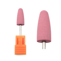 HYTOOS Broca de Silicona para Uñas de 12*24mm, 7 Colores, 3/32", Broca Eléctrica Rotativa, Accesorios para Manicura, Herramientas de Pulido para Salón de Uñas