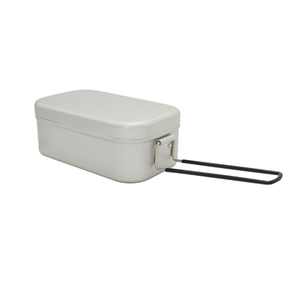 165x95x67mm Camping Outdoor Portable 800ml Aluminum <b>Mess</b> <b>Tin</b> with Folding Handles and Inside Bracket - Product Image 4