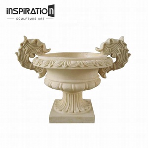 Grandes urnes de jardin en <span class=keywords><strong>imitation</strong></span> de <span class=keywords><strong>pierre</strong></span> pour plantes d'extérieur - Product Image 1