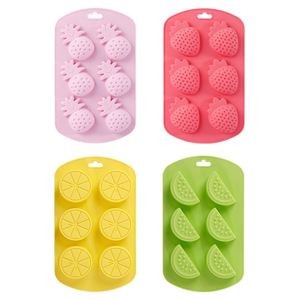 Eco-Friendly Fruit Silicone Molds, Custom Non-Toxic Baking Tools for Chocolate, Candy, Pineapple, Lemon, Watermelon, Strawberry - Product Image 1