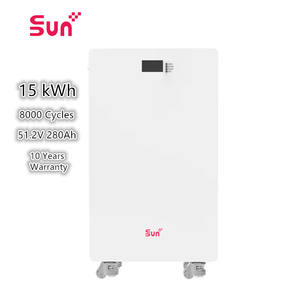 Batería de Almacenamiento de Energía Doméstica Sunplus Advanced de 51.2V 280Ah 15 kWh LiFePO4 Modelo Suncore-15kWh Todo en Uno, Montaje en Pared/Suelo 10 - Product Image 1