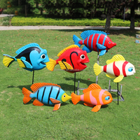 Grande sculpture artisanale en résine, thème océan, coquillages et conques, pour la décoration d'aquariums (coraux, dauphins, requins)
