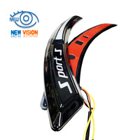 Luz Secuencial para Arco de Rueda de Coche/SUV - DRL de Escaneo Dinámico Blanco + Señal de Giro Ámbar, Impermeable, 12V, Universal