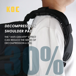 Atacado Anti-derrapante Ajustável Confortável Ar Inflável Acolchoado Ombro Strap Pad Preto Cinto para Mochila saco da câmera - Product Image 3