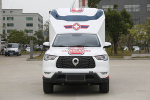 Great Wall POER Manual mobil Euro 5 kendaraan ambulans tangan kiri kondisi baru pemantau ICU Diesel Off-Road pertolongan pertama putih + merah - Product Image 2