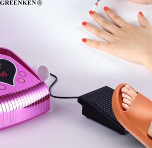 Perceuse à ongles électrique de bureau professionnelle 45000 tr/min 68W en forme de <span class=keywords><strong>coeur</strong></span> à grande vitesse avec Machine de polissage des ongles à affichage LED intelligent - Product Image 4