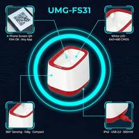 Lecteur de codes-barres 2D QR mains libres UIMG FS31 à décodage rapide pour plateforme, lecteur USB pour caisse de supermarché et commerce de détail